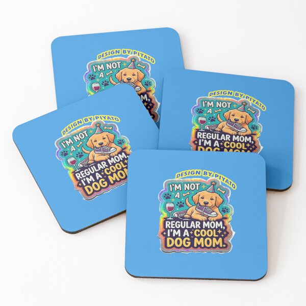 Item preview, 2 Happy Dog Mom Quotes Sticker designed and sold by PIYATO941DESIGN.
