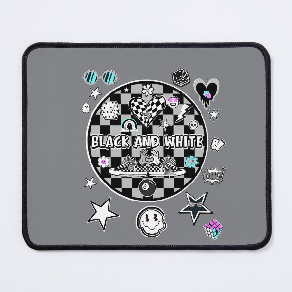 Item preview, Black & White Chaos – Checkered Retro Vibes designed and sold by Aimetoi.
