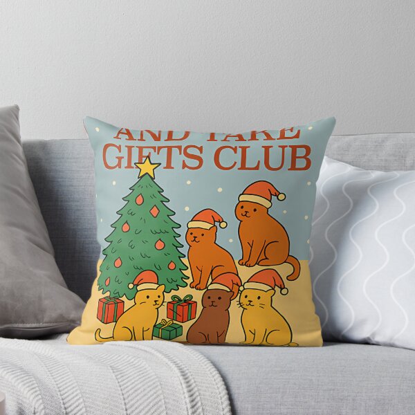 Item preview, Do Nothing And Take Gifts Club Cat Christmas Edition designed and sold by wildliferealism.