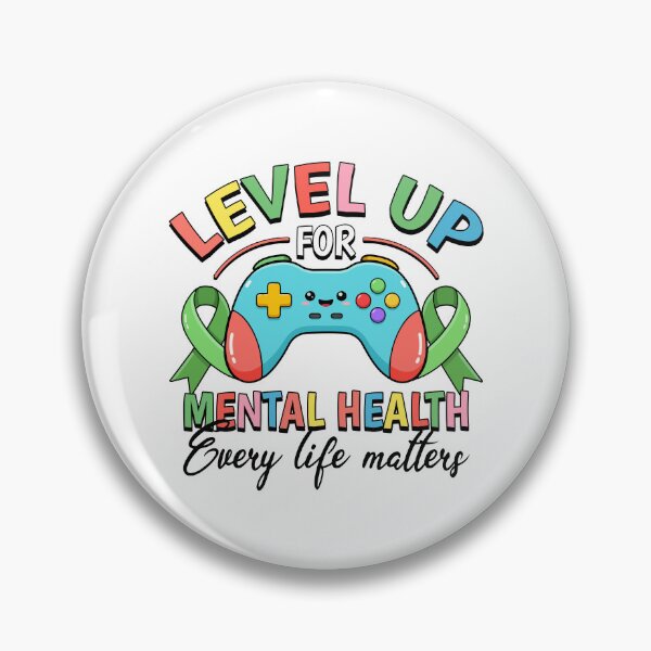 Item preview, World Mental Health Level Up For Mental Health Day designed and sold by ShirTomDesigns.
