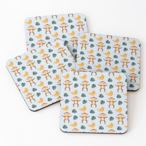 Item preview, Monkeys on blue designed and sold by reneesillus.