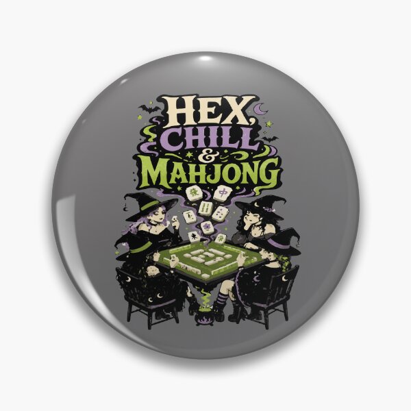 Item preview, Spooky Halloween Mahjong Club – Mahjong Lover Design designed and sold by JansenGS.
