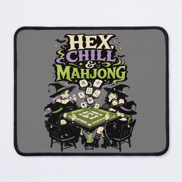 Item preview, Spooky Halloween Mahjong Club – Mahjong Lover Design designed and sold by JansenGS.