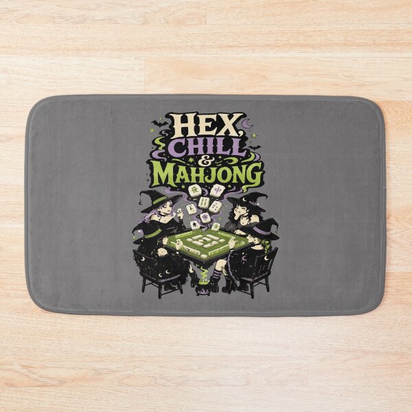 Item preview, Spooky Halloween Mahjong Club – Mahjong Lover Design designed and sold by JansenGS.