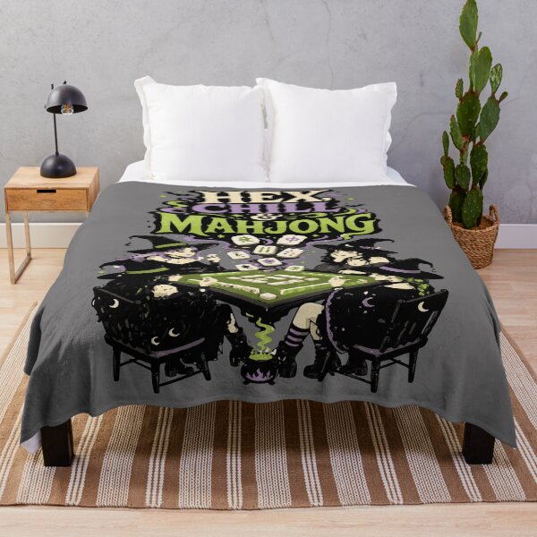 Item preview, Spooky Halloween Mahjong Club – Mahjong Lover Design designed and sold by JansenGS.