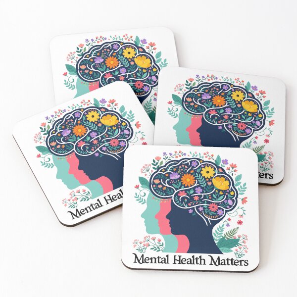 Item preview, Mental Health Matters World Mental Health Day designed and sold by ShirTomDesigns.