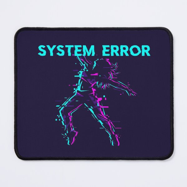 Item preview, System Error Neon Glitch Art Dancer Silhouette designed and sold by MarCinu Art.