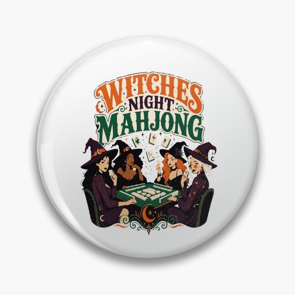 Item preview, Spooky Halloween Mahjong Club – Mahjong Lover Design designed and sold by JansenGS.
