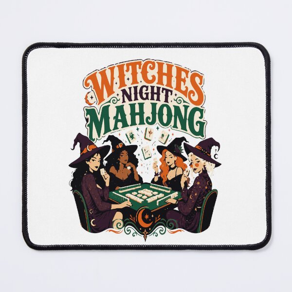 Item preview, Spooky Halloween Mahjong Club – Mahjong Lover Design designed and sold by JansenGS.