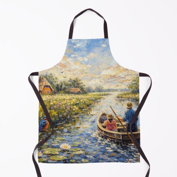 Item preview, National park Weerribben-Wieden painting, the Netherlands – A Beautiful place in Europe. designed and sold by GalleryKauffeld.