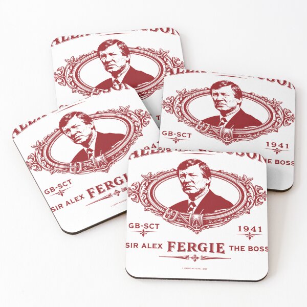 Item preview, Sir Alex Ferguson â€“ The Boss Vintage Football Art designed and sold by cosmicCryptidCo.