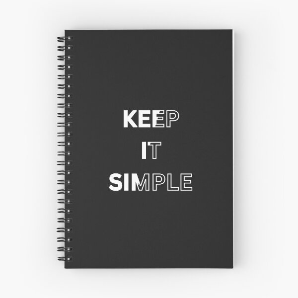 Item preview, keep it simple,| minimalist motivational typography T-SHIRT,simple design, less cringe,clean designed and sold by Bekado.
