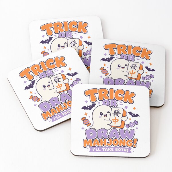 Item preview, Spooky Halloween Mahjong Club – Mahjong Lover Design designed and sold by JansenGS.