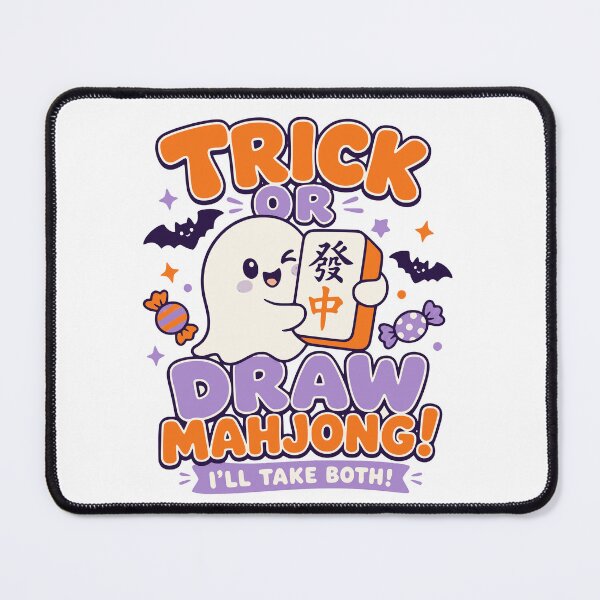 Item preview, Spooky Halloween Mahjong Club – Mahjong Lover Design designed and sold by JansenGS.