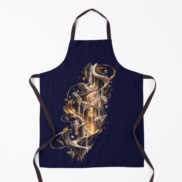 Item preview, Amber Descent Floating City Cosmic Architecture Sci-Fi Art designed and sold by CSterling11.