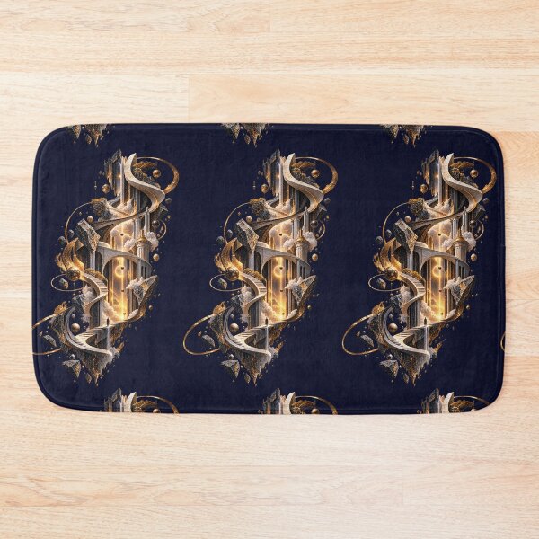 Item preview, Amber Descent Floating City Cosmic Architecture Sci-Fi Art designed and sold by CSterling11.