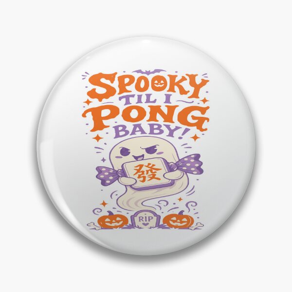 Item preview, Spooky Halloween Mahjong Club – Mahjong Lover Design designed and sold by JansenGS.