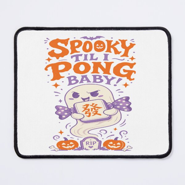 Item preview, Spooky Halloween Mahjong Club – Mahjong Lover Design designed and sold by JansenGS.