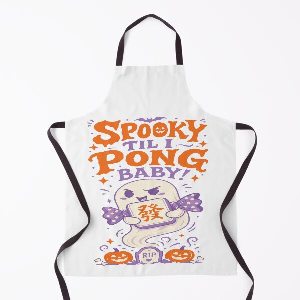 Item preview, Spooky Halloween Mahjong Club – Mahjong Lover Design designed and sold by JansenGS.