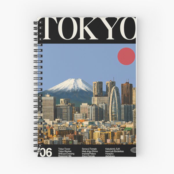 Item preview, Tokyo Minimalist Aesthetic Dark Colour designed and sold by Folkdude.