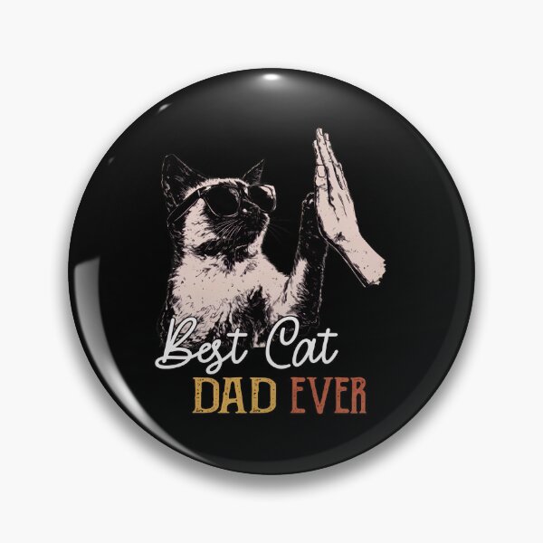 Item preview, Best Cat Dad Ever High Five Funny Siamese Cat designed and sold by OlyvieArt.