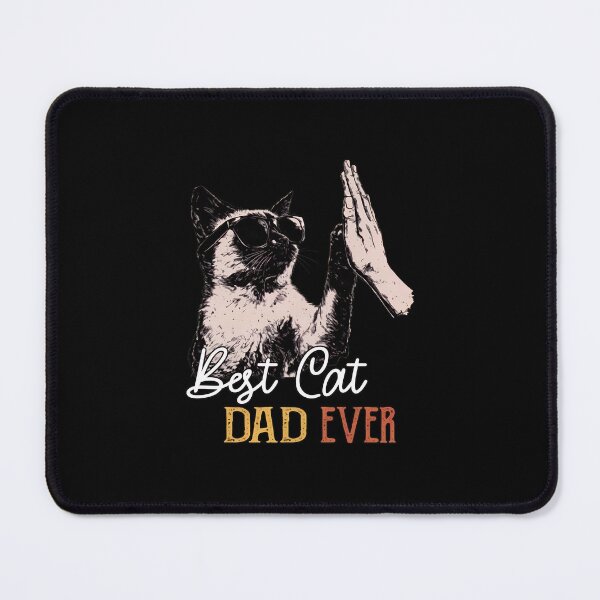 Item preview, Best Cat Dad Ever High Five Funny Siamese Cat designed and sold by OlyvieArt.