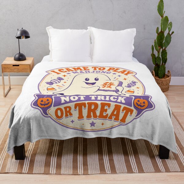 Item preview, Spooky Halloween Mahjong Club – Mahjong Lover Design designed and sold by JansenGS.