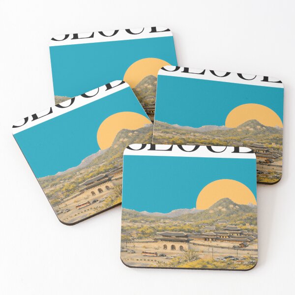 Item preview, Seoul Aesthetic Cityscape Minimal Art designed and sold by Folkdude.