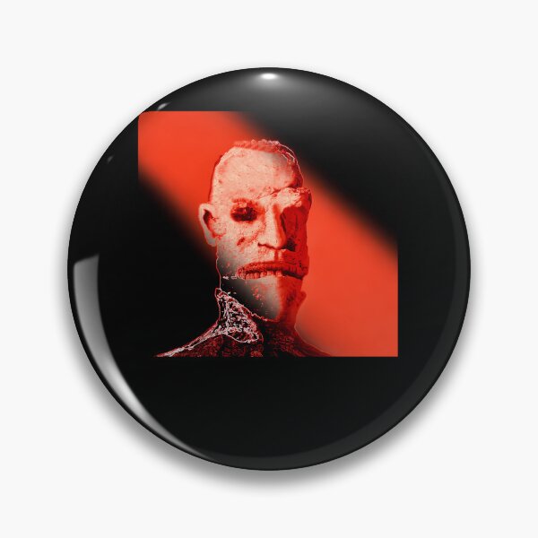 Item preview, Grungy Distorted Human Head Silhouette Illuminated By Bright Red Light designed and sold by IZZO CREATIVE STUDIO.