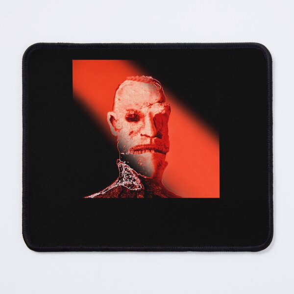 Item preview, Grungy Distorted Human Head Silhouette Illuminated By Bright Red Light designed and sold by IZZO CREATIVE STUDIO.