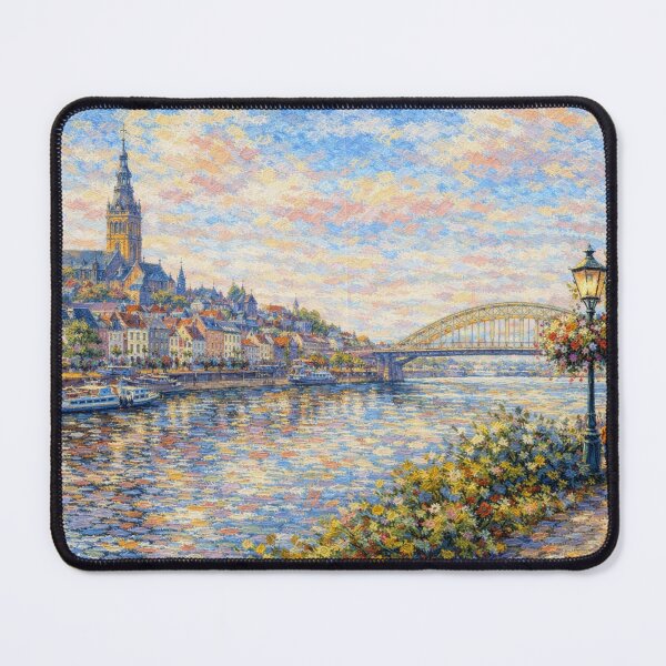 Item preview, A painting of Nijmegen, the Netherlands – A Beautiful place in Europe. designed and sold by GalleryKauffeld.
