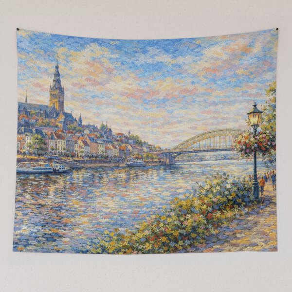 Item preview, A painting of Nijmegen, the Netherlands – A Beautiful place in Europe. designed and sold by GalleryKauffeld.