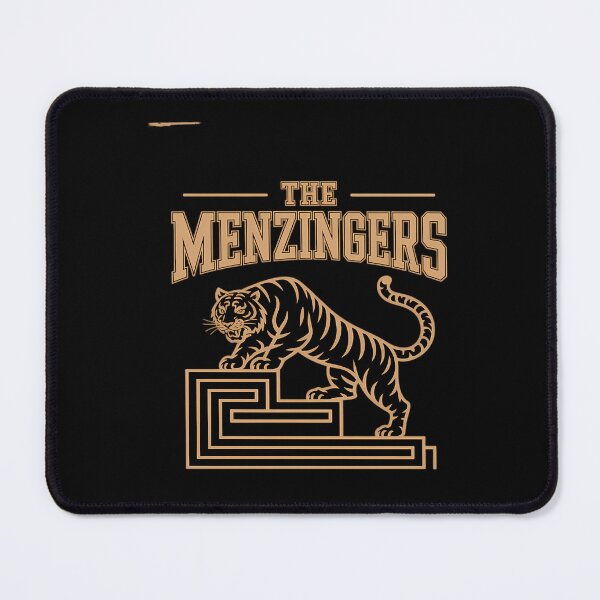 Item preview, Aggressive Prowling Tiger Standing Over Geometric Staircase designed and sold by IZZO CREATIVE STUDIO.