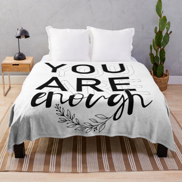 Item preview, World Mental Health You Are Enough Yellow designed and sold by ShirTomDesigns.