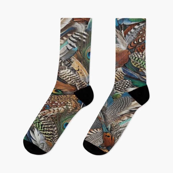 Item preview, A seamless interlocking natural feathers pattern. designed and sold by Solomon-Ent-144.