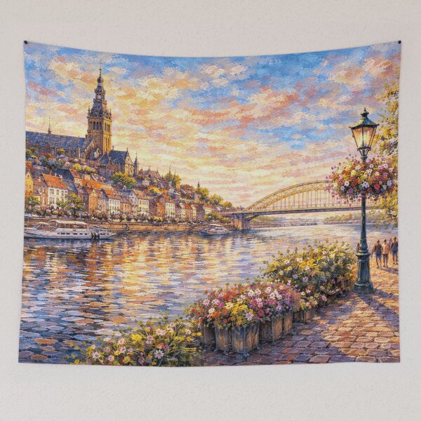 Item preview, Nijmegen painting, the Netherlands – A Beautiful place in Europe. designed and sold by GalleryKauffeld.