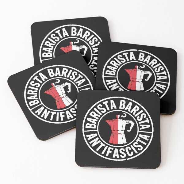 Artikelvorschau, Barista Barista Antifascista - Linker Antifaschismus Merch entworfen und verkauft von LoFizzy.