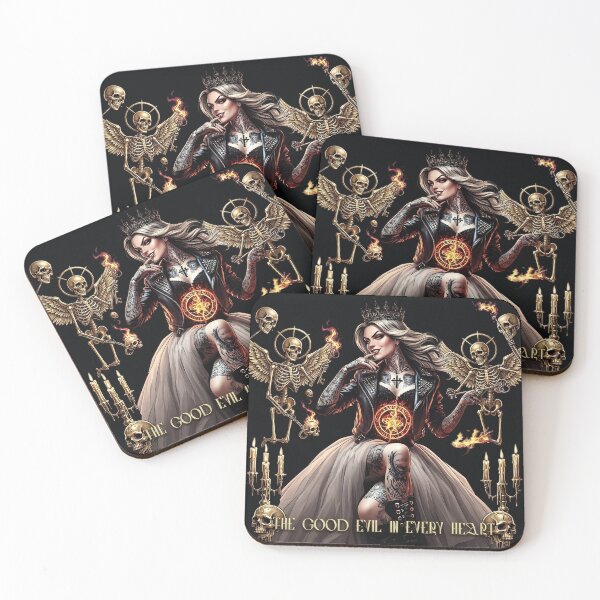 Item preview, Tattooed Queen Skeleton Wings Torch   designed and sold by Voodoo Store Paranormal Collections.