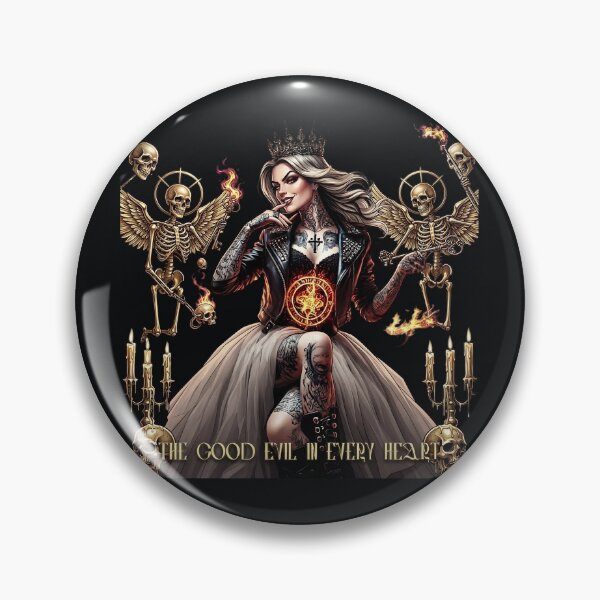 Item preview, Tattooed Queen Skeleton Wings Torch   designed and sold by Voodoo Store Paranormal Collections.