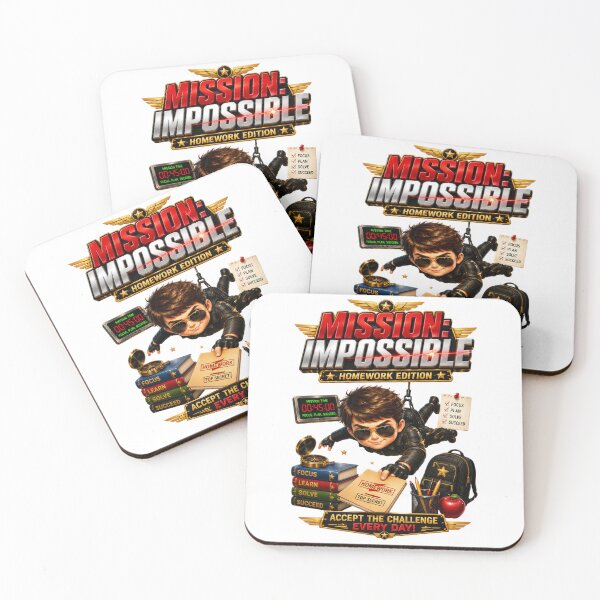 Item preview, Mission Impossible Homework Edition School Ready designed and sold by KLERIKSTORE.
