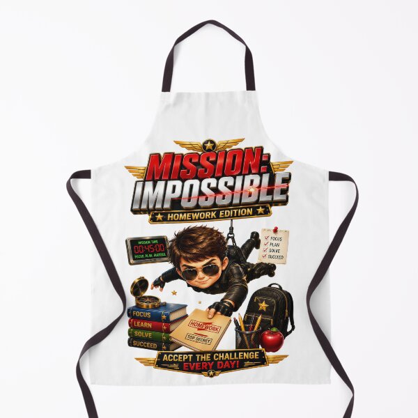 Item preview, Mission Impossible Homework Edition School Ready designed and sold by KLERIKSTORE.