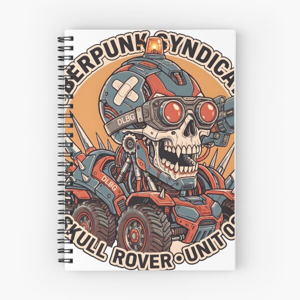 Item preview, Cyberpunk Syndicate - Skull Rover (Unit 08) designed and sold by DLBG-STORE.