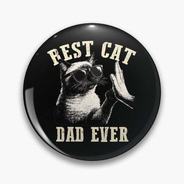 Item preview, Best Cat Dad Ever Siamese Cat Sunglasses High Five designed and sold by OlyvieArt.