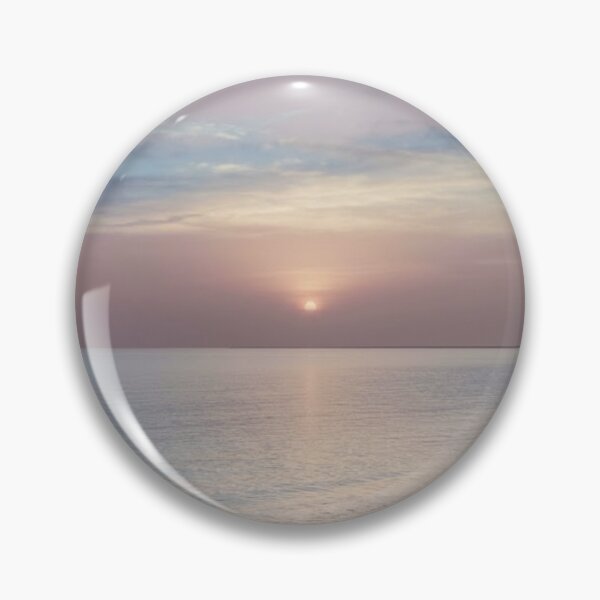 Item preview, Evening Coast – Minimalist Ocean Sunset in Pastel Mauve & Blue designed and sold by Zaramodo.