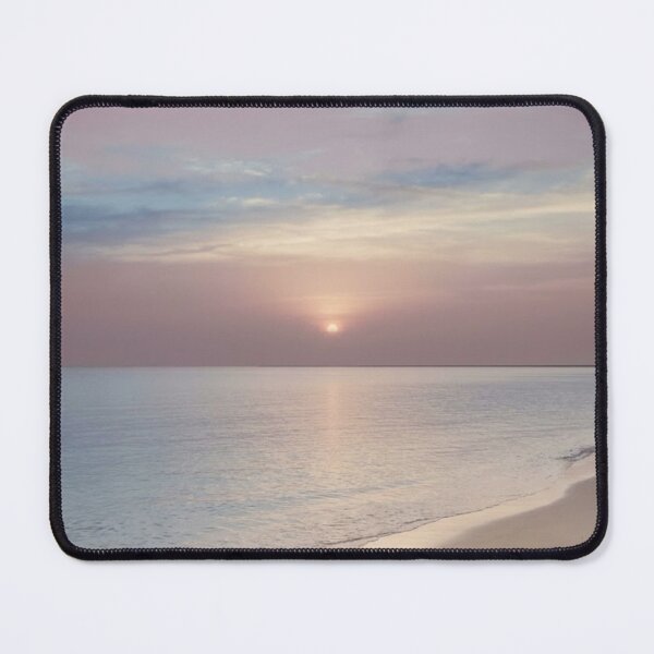 Item preview, Evening Coast – Minimalist Ocean Sunset in Pastel Mauve & Blue designed and sold by Zaramodo.