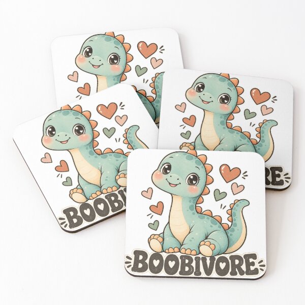 Item preview, Boobivore Cute Dinosaur Cute Breastfed Baby Dinosaur Funny Breastfeeding designed and sold by Yellowriversss.