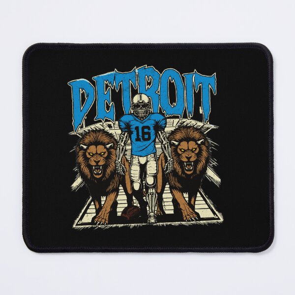 Item preview, Detroit Football Player with Lions Vintage Graphic designed and sold by LisaMarti16605.
