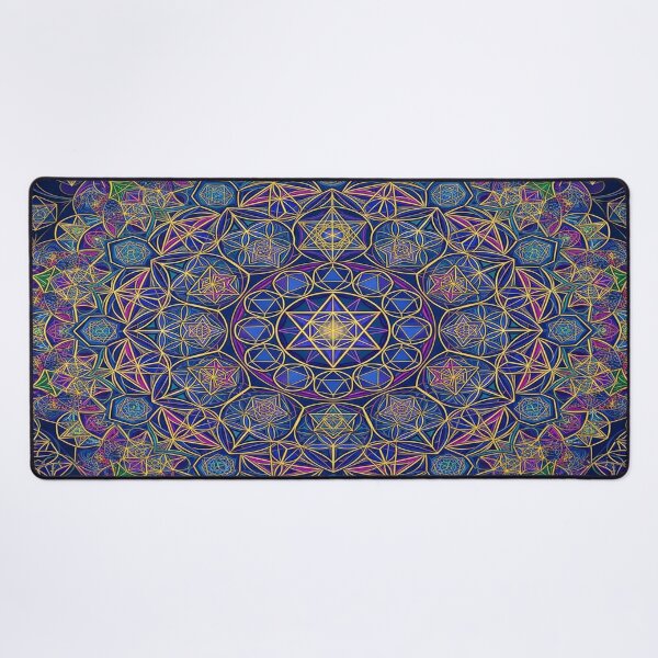 Item preview, Intricate Interlocking Sacred Geometry Mandala designed and sold by Solomon-Ent-144.