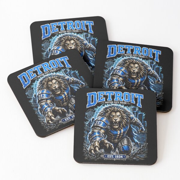 Item preview, Detroit Lion Motor City Pride Warrior Graphic designed and sold by RoyParks37914.