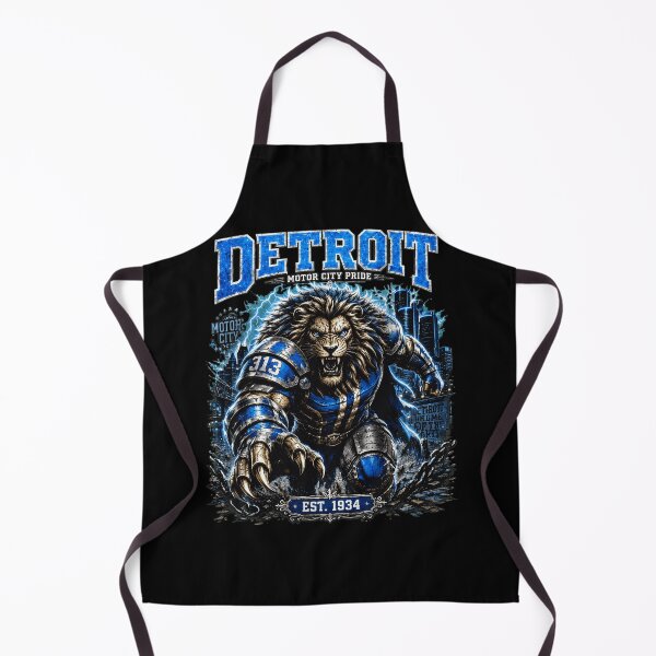 Item preview, Detroit Lion Motor City Pride Warrior Graphic designed and sold by RoyParks37914.